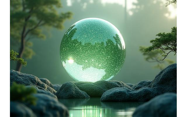 セキュリティプロテクトされた個人情報を示す抽象的な画像